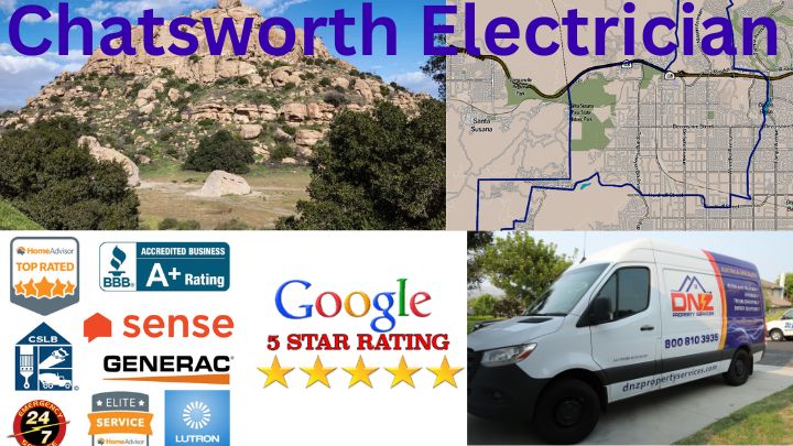 Chatsworth Electrician services provided by DNZ Property Services 