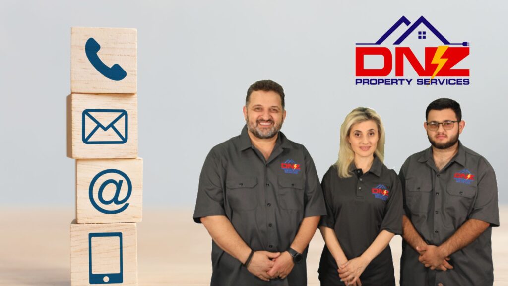 Contact us the elite electrical service company the DNZ Property Services.