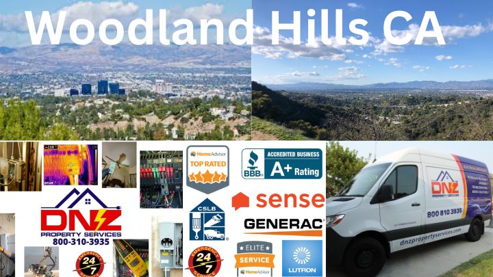 Woodland Hills Electrician services by DNZ Property Services 