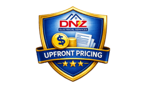 dnz-electrical-services-upfront-honest-pricing-electrician Upfront honest pricing guarantee from DNZ Electrical Services licensed electrician serving Agoura Hills and Thousand Oaks