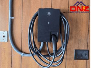 DNZ Electrical Services electrician installing a home EV charger in Agoura Hills California